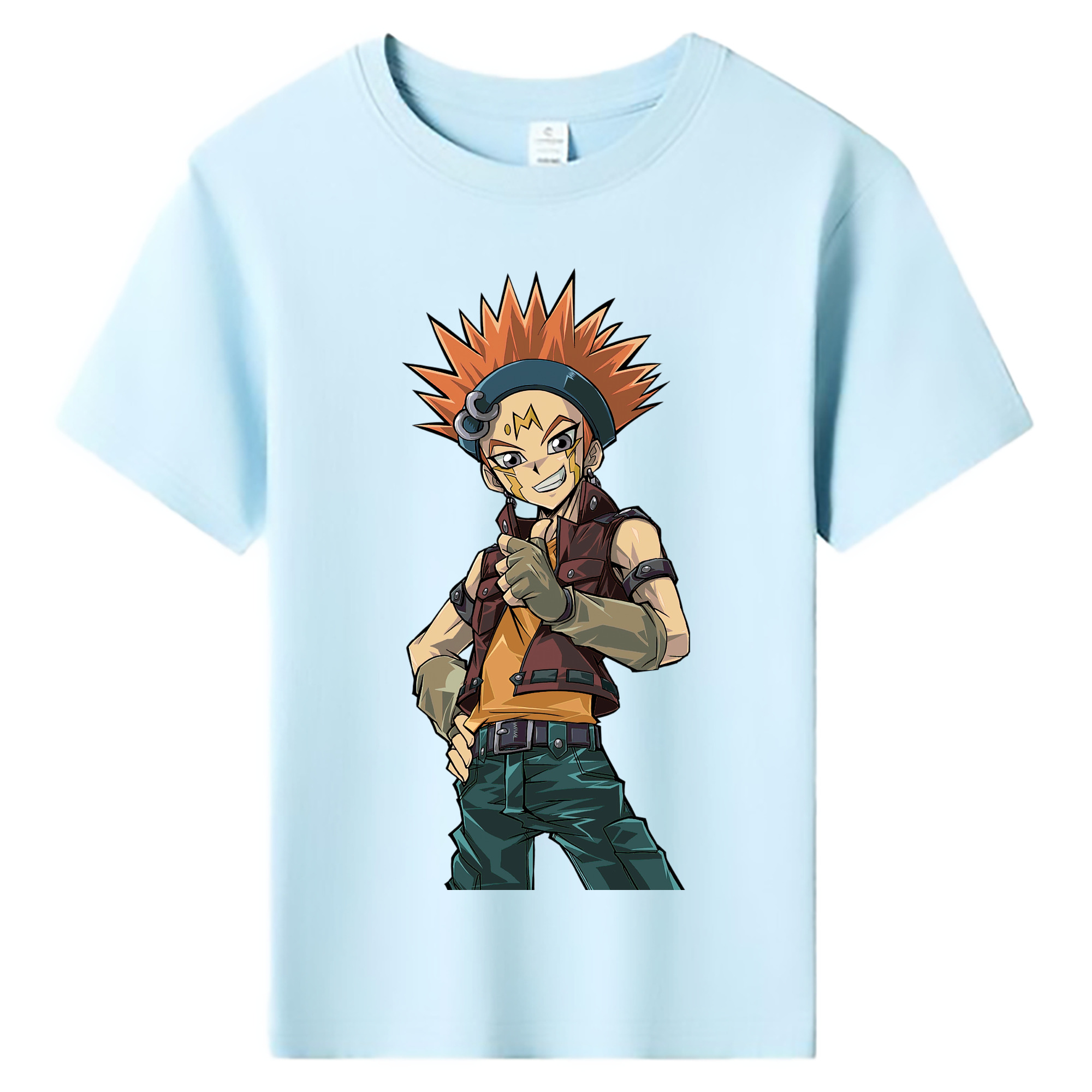 （画像用） 遊☆戯☆王 Yu-Gi-Oh! 綿100％キッズTシャツ（フロントプリント）